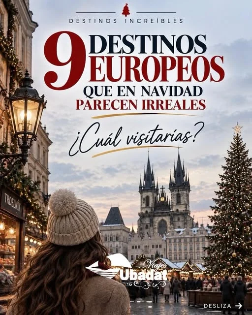 Publicación de Ubadat Viajes sobre destinos europeos en Navidad